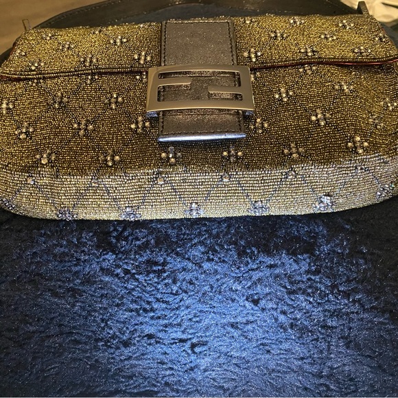 Fendi beaded baguette Metallic bag - Picture 7 of 16